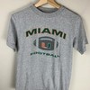 Vintage Style Miami Football T-Shirt Sweatshirt Hoodie Full Size Gifts For Ncaa
