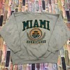 Vintage Style Miami Hurricanes T-Shirt Sweatshirt Hoodie Crewneck Pullover American Football Gifts Lover