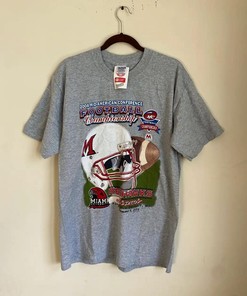 Vintage Style Miami University Redhawks Championship Sweatshirt Hoodie Football Game Day T-Shirt Lover