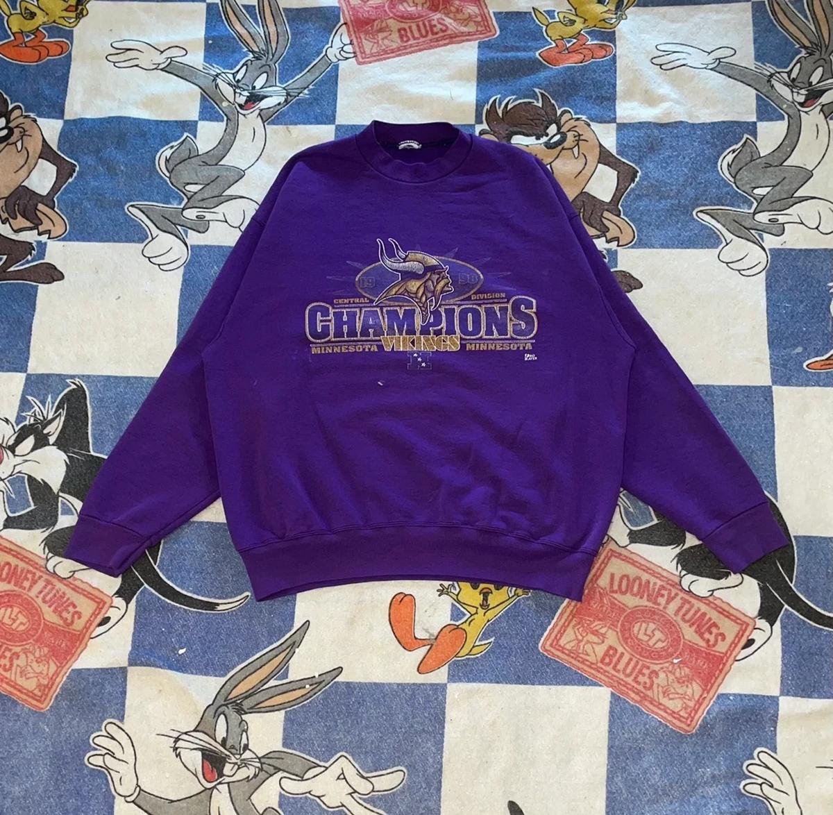 Vintage Style Minnesota Vikings 98’ Division Champs Sweatshirt T-shirt, NFL Football Teams Gifts For Fans