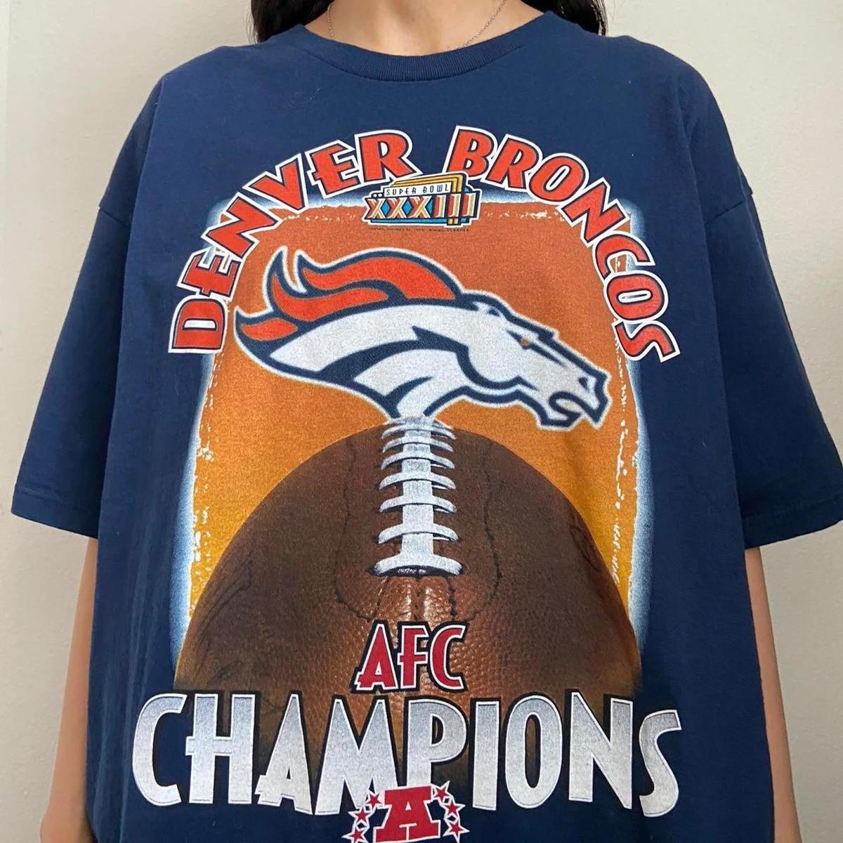 Vintage Style NFL Denver Broncos 1998 Graphics Sweatshirt T-shirt Ideal Gift for NFL Fans - Image 2