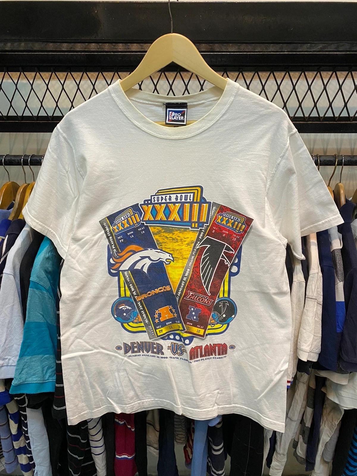 Vintage Style NFL Denver Vs Atlanta 1999 Pro Player Sweatshirt T-shirt, NFL Football Teams Gifts For Fans