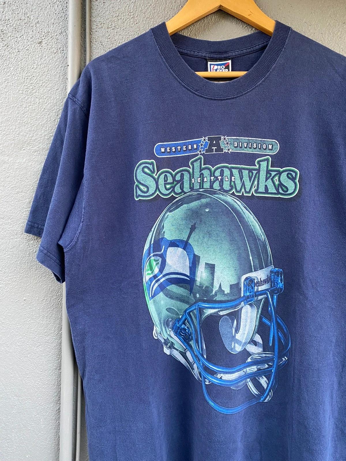 Vintage Style NFL Seattle Seahawks Head Gear Helmet Pro Player Sweatshirt T-shirt, NFL Football Teams Gifts For Fans - Image 2