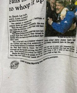 Vintage Style NFL Shirts The Dallas Morning News Sweatshirt T-shirt, NFL Football Teams Gifts For Fans