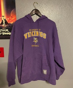 Vintage Style NFL Vikings Sweatshirt T-shirt Ideal Gift for NFL Fans