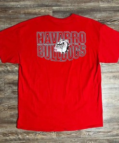 Vintage Style Navarro College Bulldogs Double-Sided T-Shirt Sweatshirt Hoodie American Football Gifts Lover