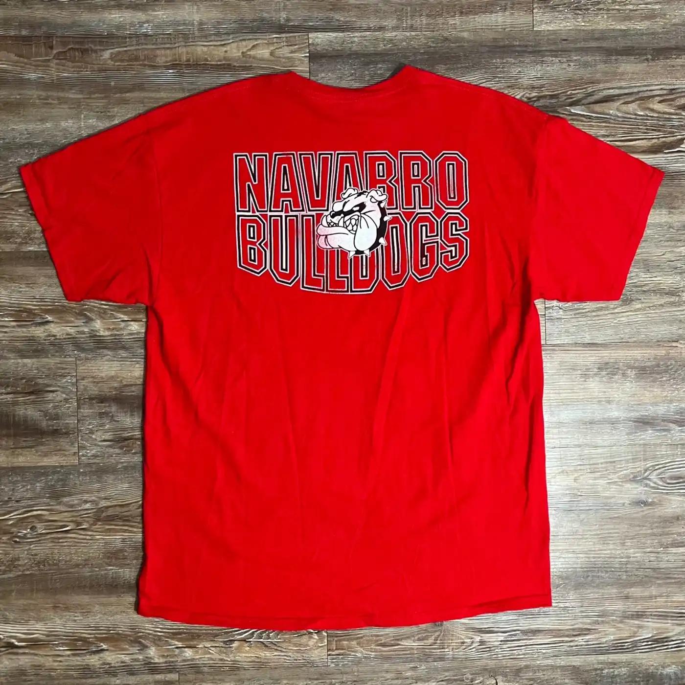 Vintage Style Navarro College Bulldogs Double-Sided T-Shirt Sweatshirt Hoodie American Football Gifts Lover