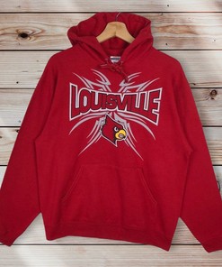 Vintage Style Ncaa Louisville Cardinals Pullover Hoodie, Ncaa Louisville Cardinals Sweater Pullover Hoodie