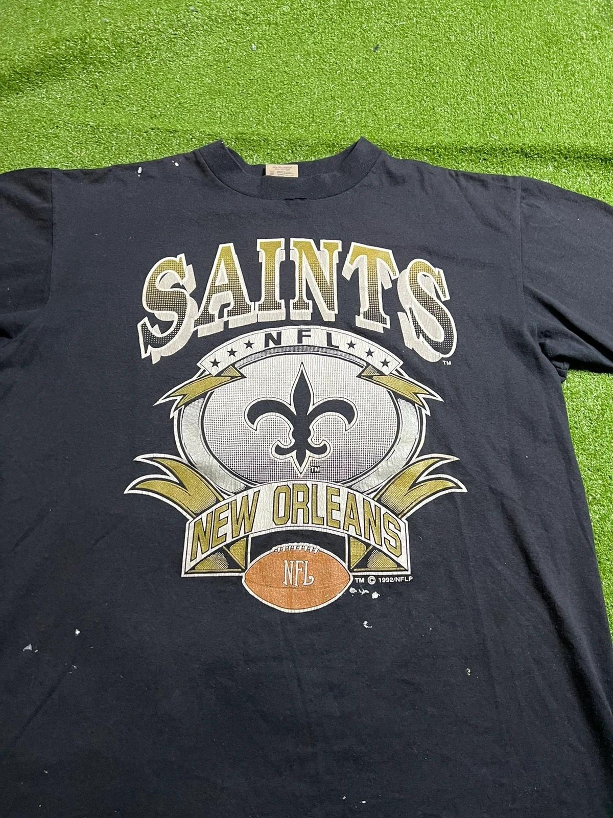 Vintage Style New Orleans Saints NFL Faded Sweatshirt T-shirt Ideal Gift for NFL Fans - Image 2
