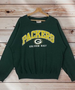 Vintage Style Nfl Green Bay Packers Crewneck Sweatshirt, Nfl Green Bay Packers Sweater Pullover Hoodie