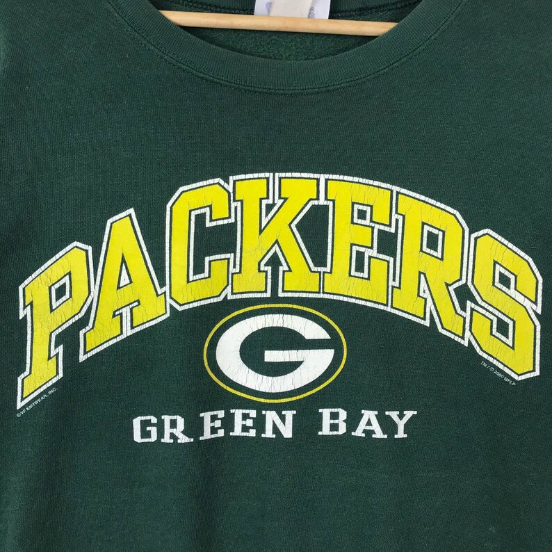 Vintage Style Nfl Green Bay Packers Crewneck Sweatshirt, Nfl Green Bay Packers Sweater Pullover Hoodie - Image 2