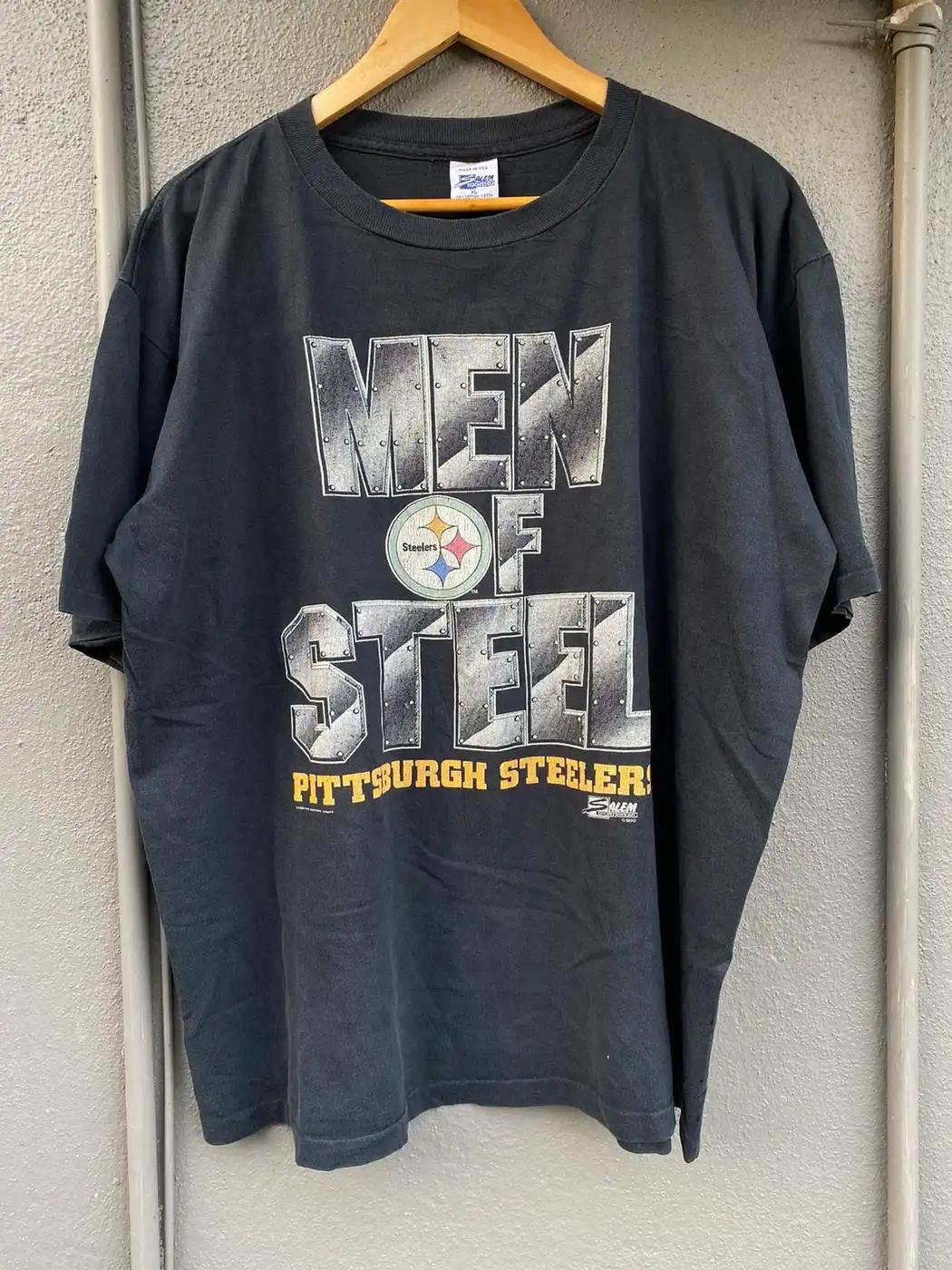 Vintage Style Nfl Pittsburgh Steelers American Tee T Shirt Hoodie Sweatshirt Gift For Fans - Image 2