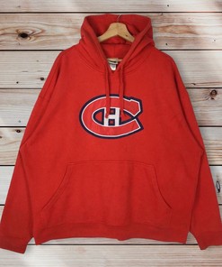 Vintage Style Nhl Montreal Canadiens Pullover Hoodie Sweater Pullover Unisex Clothing-