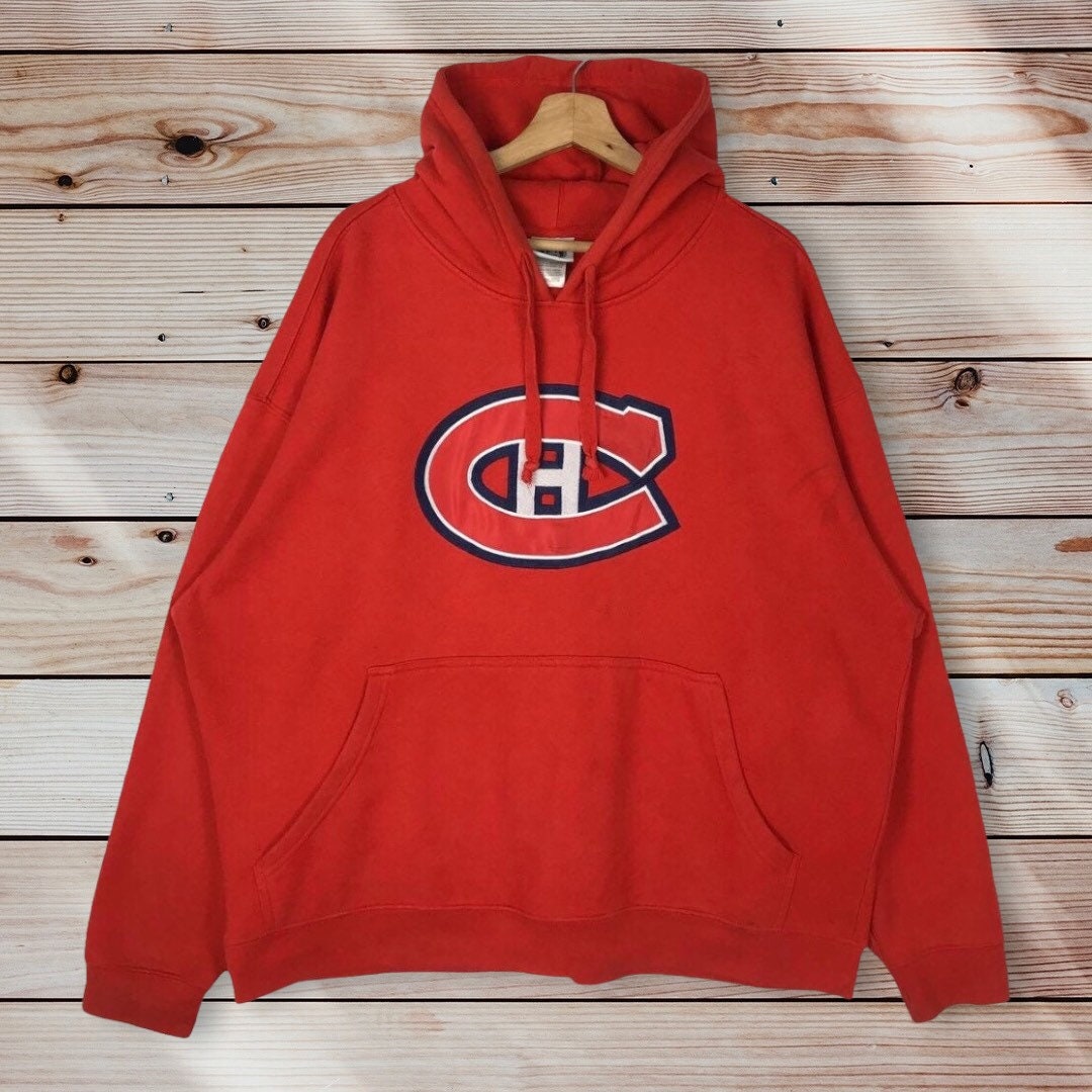 Vintage Style Nhl Montreal Canadiens Pullover Hoodie Sweater Pullover Unisex Clothing-
