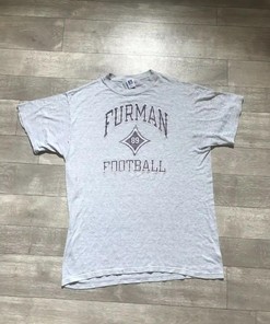 Vintage Style Nike Furman University Football Paper Thin Vintage Style Russell Athletics Ncaa American Sweatshirt