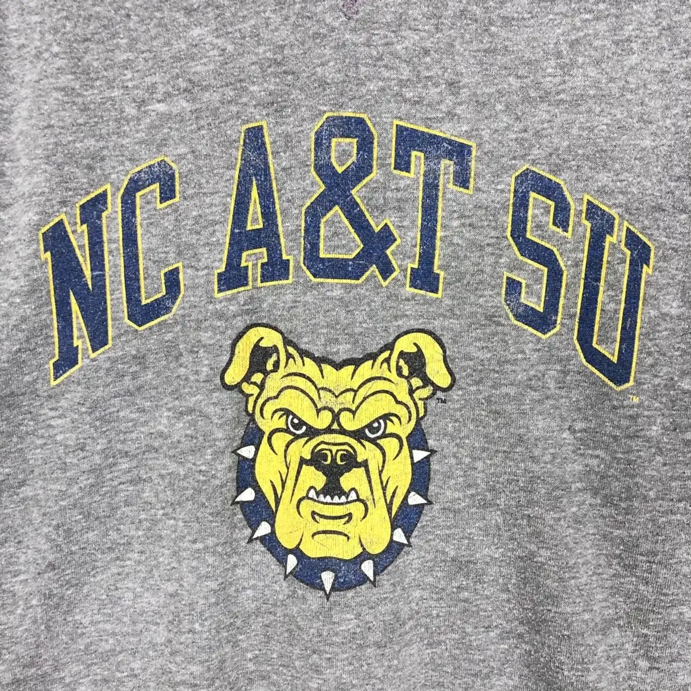 Vintage Style North Carolina A&T State University T-Shirt Sweatshirt Hoodie American Football Gifts Lover - Image 2