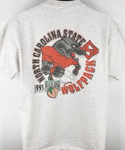 Vintage Style North Carolina State University Wolfpack Peach Bowl Champions T-Shirt, North Carolina State Sweatshirt