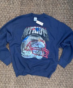 Vintage Style Nos 1995 Ne Patriots Sweatshirt T-shirt Ideal Gift for NFL Fans
