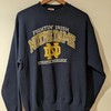 Vintage Style Notre Dame Fighting Irish Nutmeg Sweatshirt Hoodie Football Game Day T-Shirt Lover