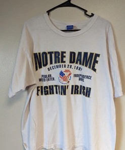 Vintage Style Notre Dame Independence Bowl T-Shirt Sweatshirt American Football Sweatshirt Sports Gifts