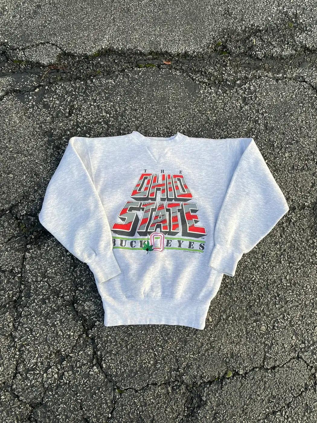 Vintage Style Ohio State T-Shirt Sweatshirt American Football Sweatshirt Sports Gifts
