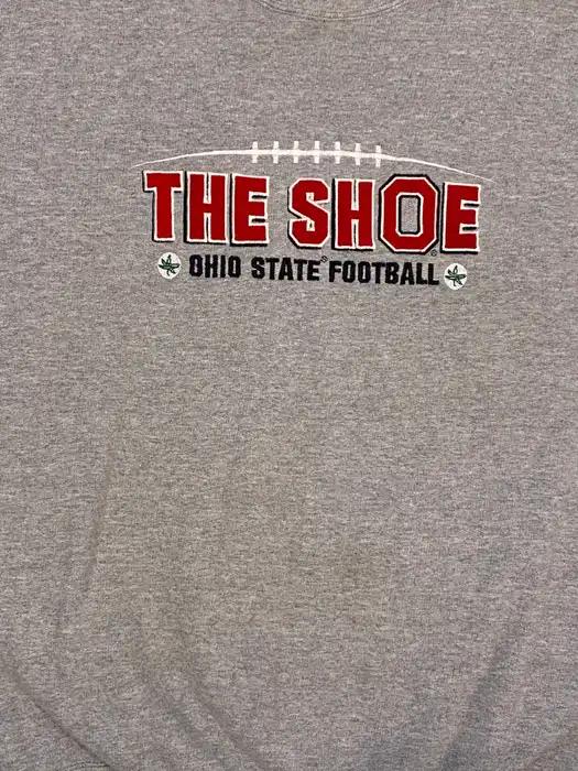 Vintage Style Ohio State University “The Shoe T-Shirt Sweatshirt Hoodie Crewneck Pullover American Football Gifts Lover - Image 2