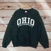 Vintage Style Ohio University Crewneck Sweatshirt Printed Spell Out Logo Ohio State University Sweater Pullover
