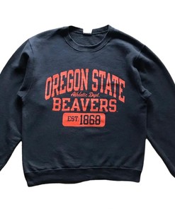 Vintage Style Oregon State Beavers University Sweatshirt Hoodie Football Game Day T-Shirt Lover