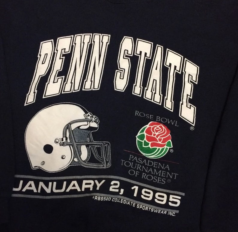 Vintage Style Penn State Rose Bowl 1995 Sweatshirt, Vintage Style 90S Shirt, Penn State Shirt - Image 2