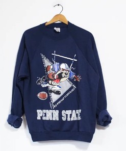 Vintage Style Penn State University Nittany Lions Looney Tunes Sweatshirt, Penn State Sweater, Vintage Style 90S Shirt