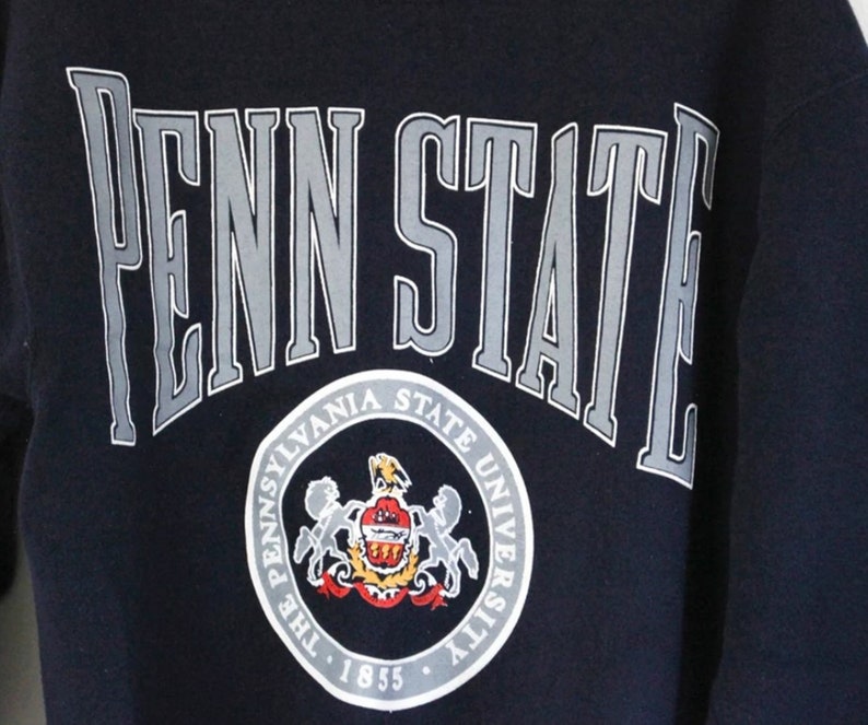 Vintage Style Penn State University Nittany Lions Sweatshirt, Hoodie - Image 2