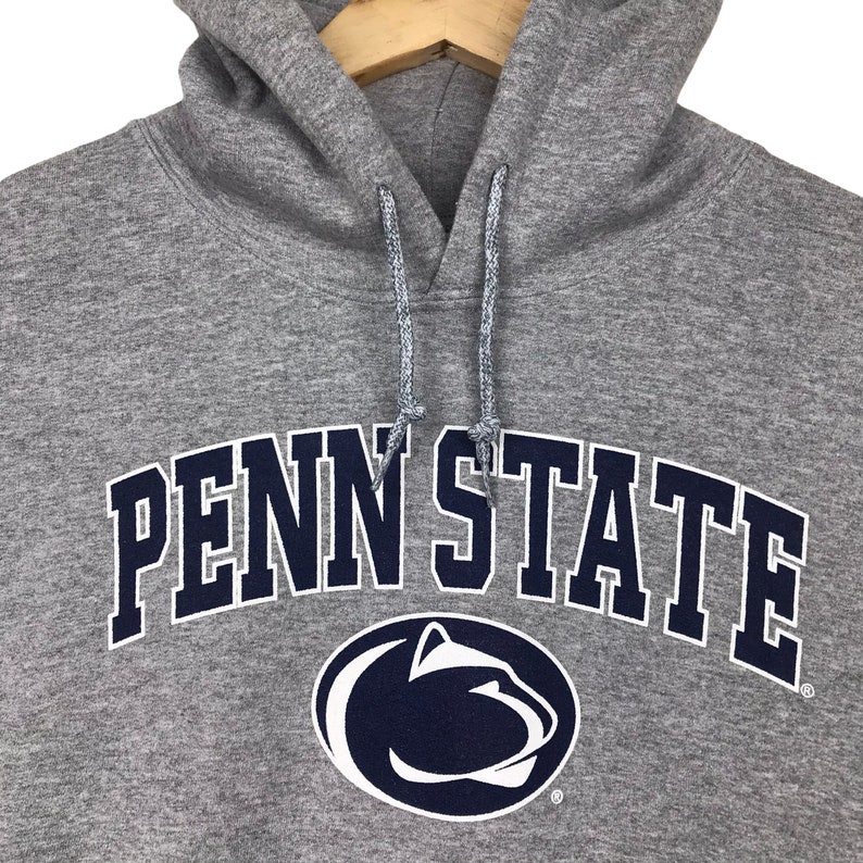Vintage Style Penn State University Pullover Hoodie Printed Spell Out Logo Penn State University Sweater Pullover - Image 2
