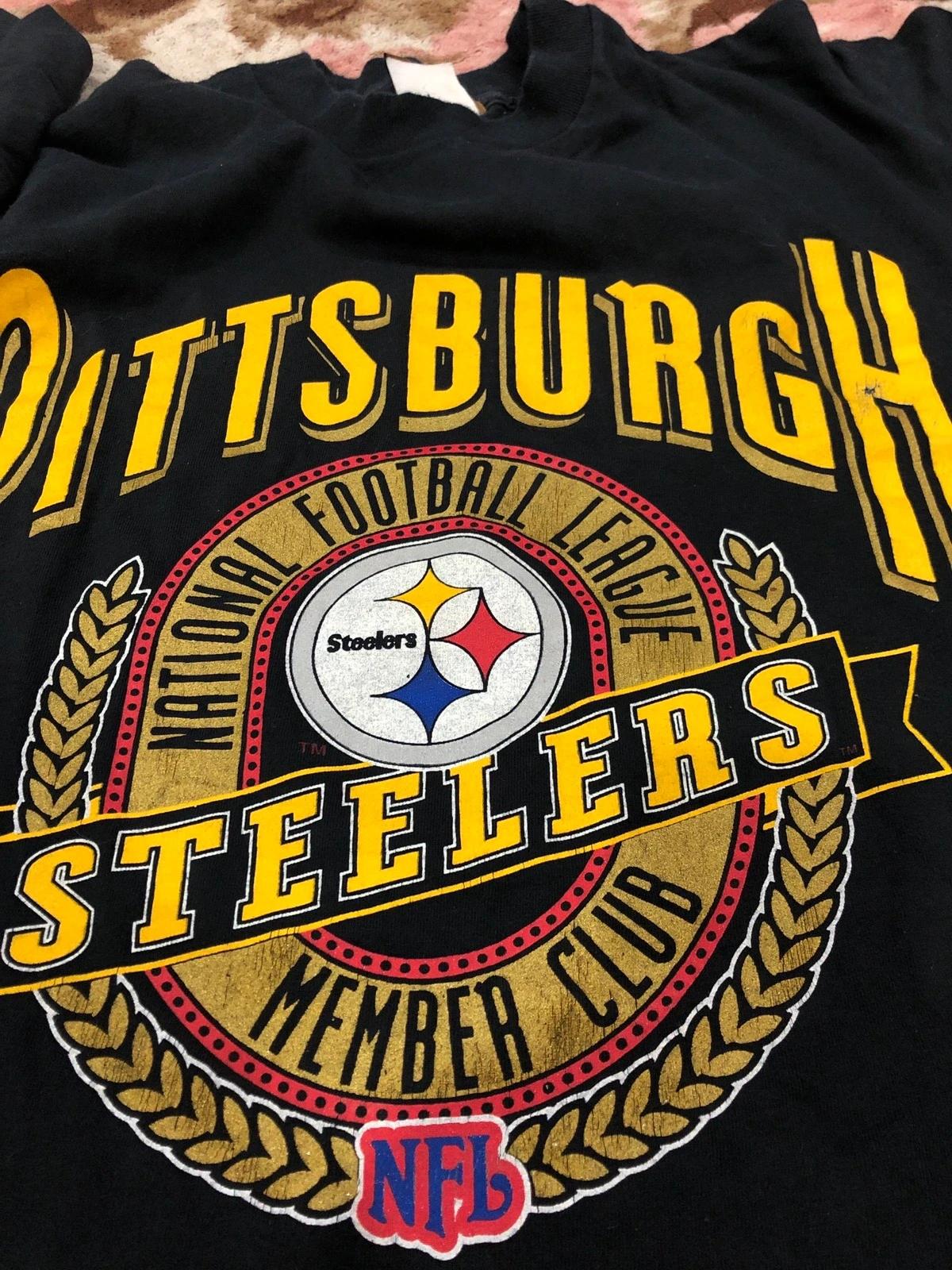 Vintage Style Pittsburgh Steelers Rare Sweatshirt T-shirt Ideal Gift for NFL Fans - Image 2