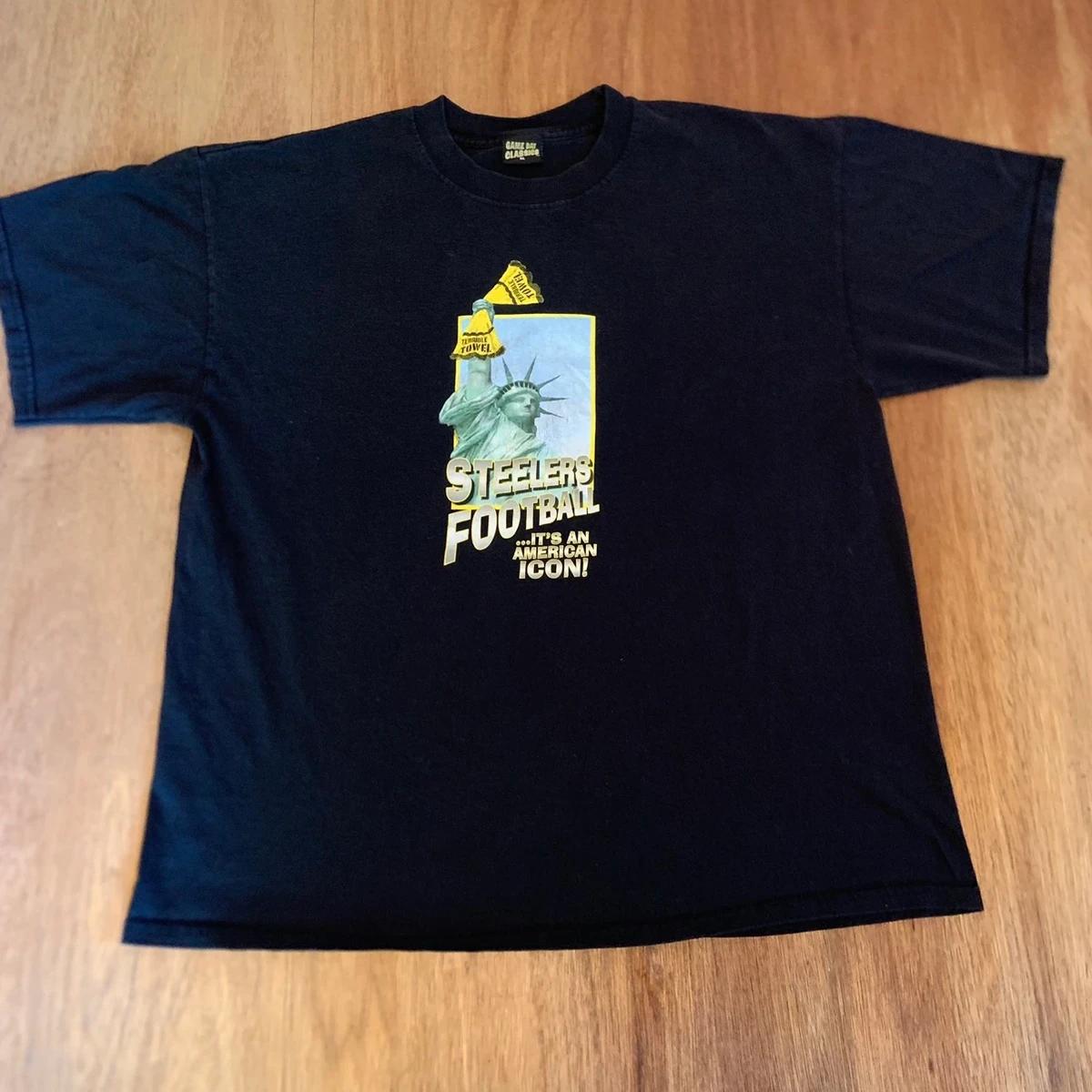 Vintage Style Pittsburgh Steelers Tee Shirt Terrible Towel 90s Sweatshirt T-shirt, NFL Football Teams Gifts For Fans