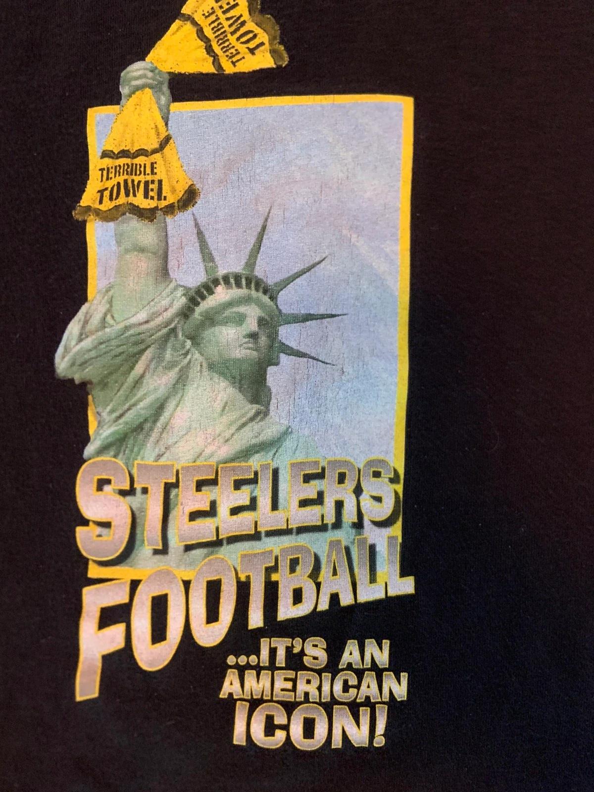 Vintage Style Pittsburgh Steelers Tee Shirt Terrible Towel 90s Sweatshirt T-shirt, NFL Football Teams Gifts For Fans - Image 2