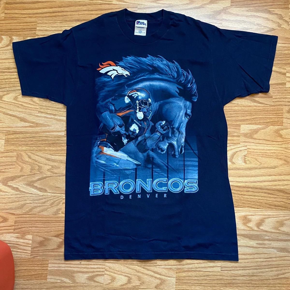 Vintage Style Pro Player Broncos Denver Sweatshirt T-shirt Ideal Gift for NFL Fans