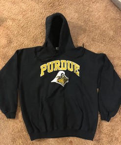 Vintage Style Purdue T-Shirt Sweatshirt Hoodie American Football Gifts Lover