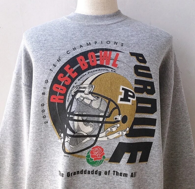 Vintage Style Purdue University Boilermakers Sweatshirt, Purdue Boilermakers Sweatshirt, Purdue University Sweater - Image 2