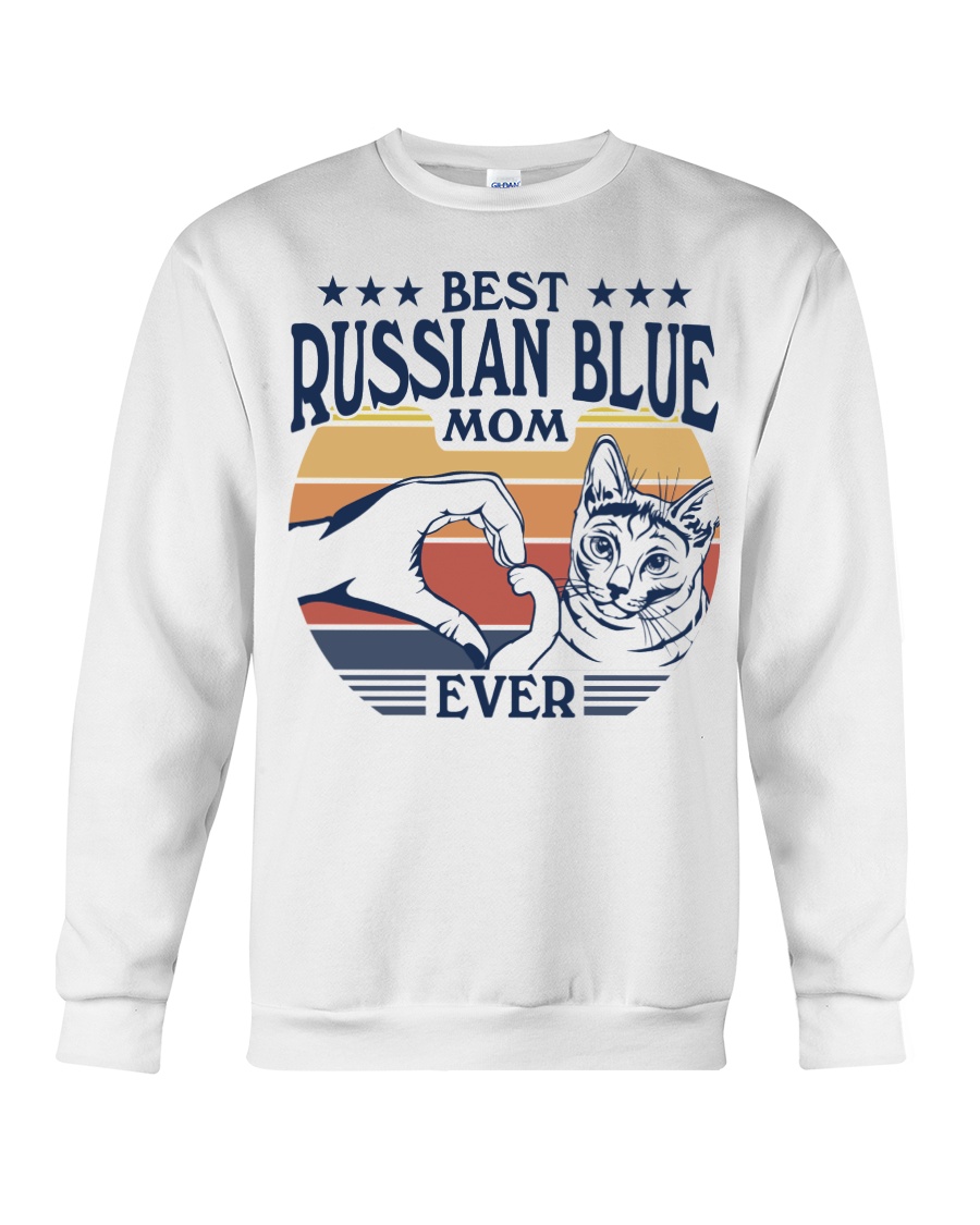 Vintage Style Russian Blue T-Shirt For Men - Celebrate Your Love For These Majestic Felines - Image 4