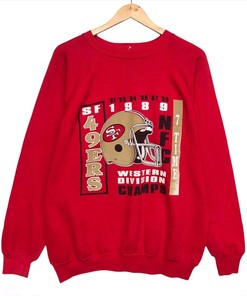 Vintage Style San Francisco 49 Ers Crewneck 49 Ers Sweatshirt T-shirt, NFL Football Teams Gifts For Fans