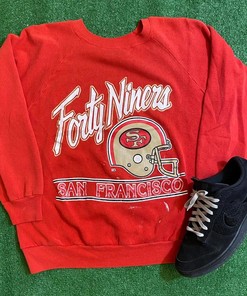 Vintage Style San Francisco 49Er Sweatshirt T-shirt, NFL Football Teams Gifts For Fans