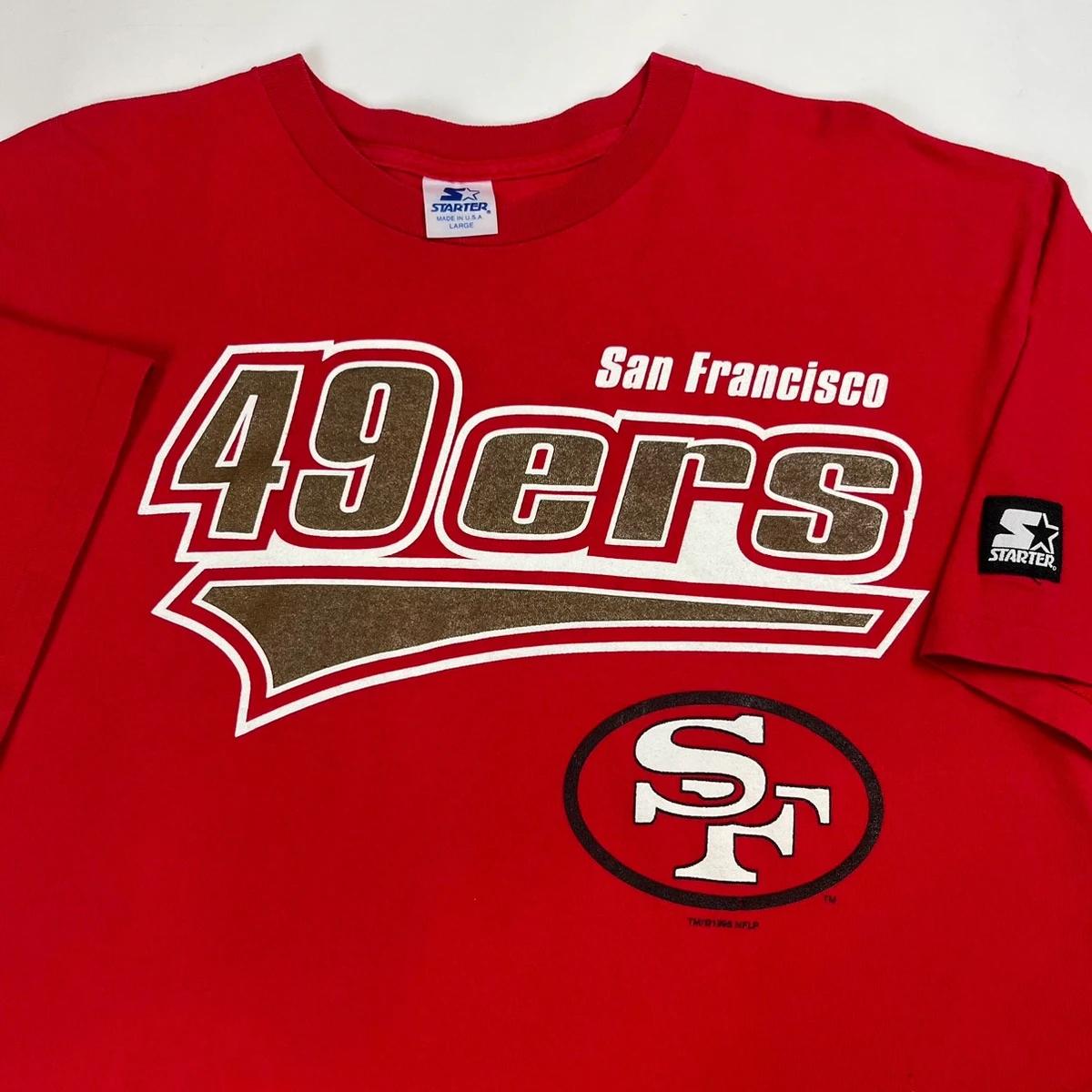 Vintage Style San Francisco 49Ers Starter Sweatshirt T-shirt Ideal Gift for NFL Fans - Image 2