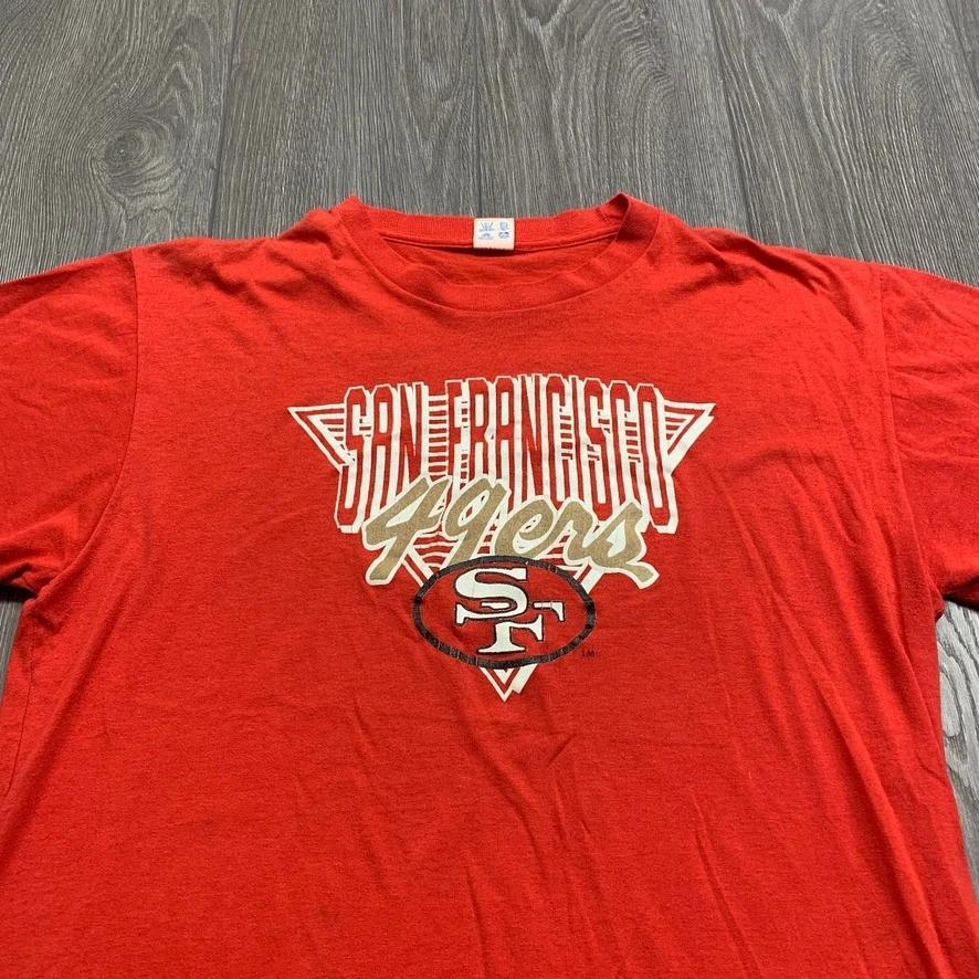 Vintage Style San Fransisco 49Ers 80s Champion NFL Sweatshirt T-shirt, NFL Football Teams Gifts For Fans
