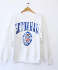 Vintage Style Seton Hall University Pirates Sweatshirt Ideal Gift For Pirates Fans, Seton Hall Sweater And Shirt
