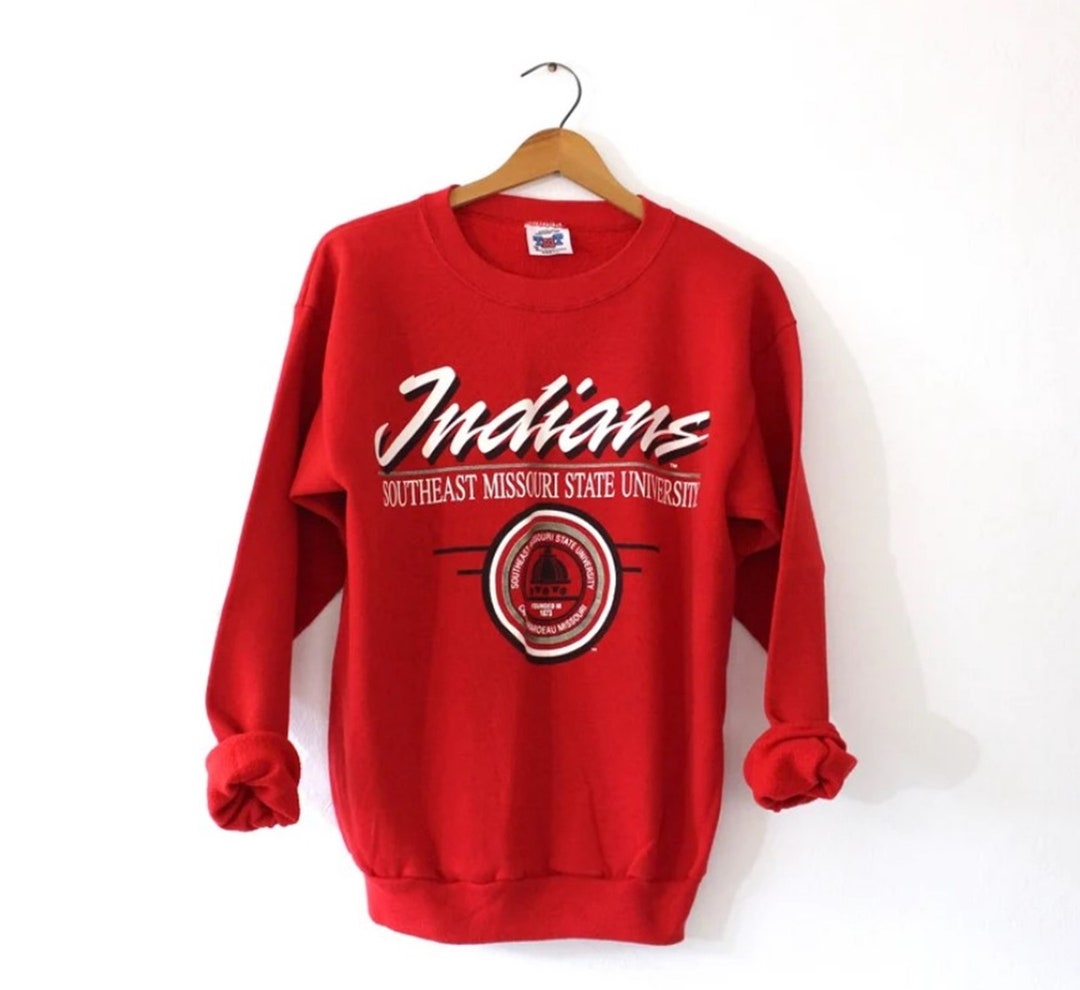 Vintage Style Southeast Missouri State University Indians Sweatshirt, Vintage Style 90S Shirt Indians Sweater