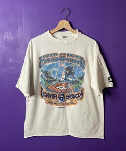 Vintage Style Starter Denver Broncos Super Bowl Sweatshirt T-shirt Ideal Gift for NFL Fans