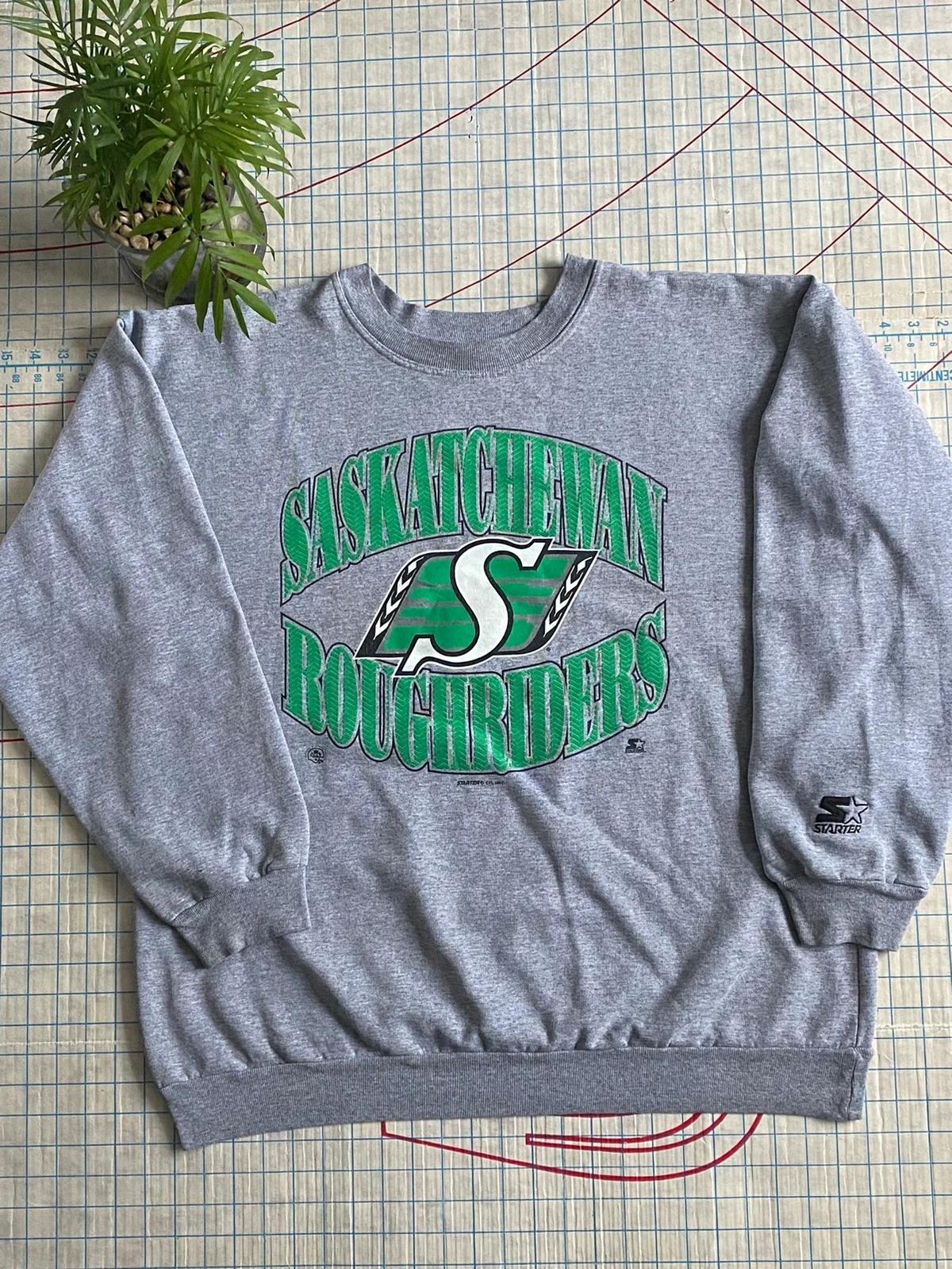 Vintage Style Starter Saskatchewan Roughriders Sweatshirt T-shirt Ideal Gift for NFL Fans