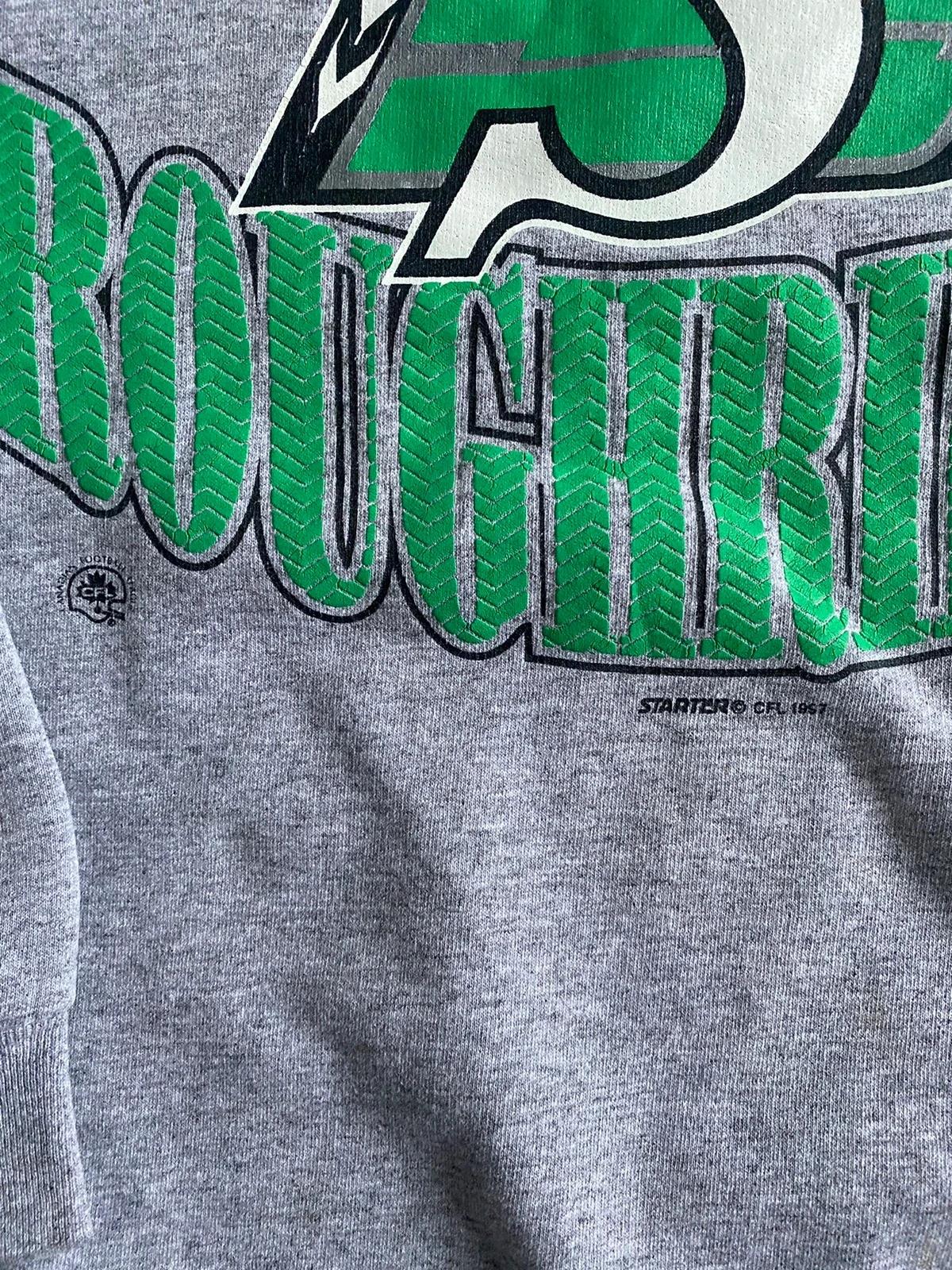 Vintage Style Starter Saskatchewan Roughriders Sweatshirt T-shirt Ideal Gift for NFL Fans - Image 2