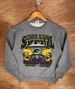 Vintage Style Super Bowl Green Bay Packers Sweatshirt T-shirt Ideal Gift for NFL Fans