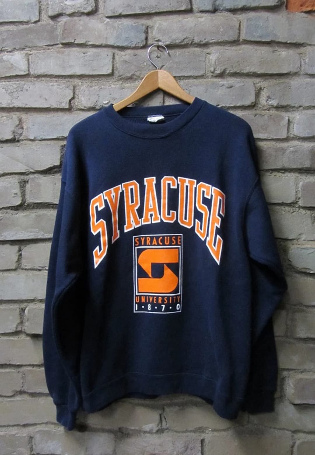 Vintage Style Syracuse University Basketball Football Sweatshirt, Syracuse Sweater